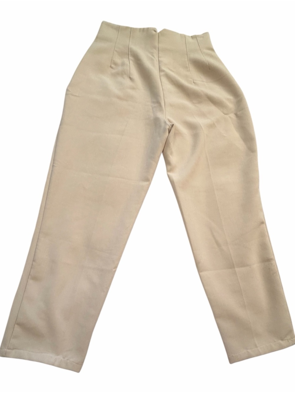 Zara tailored trousers-high-waisted-front pleats-side pockets -Size XS - Picture 5 of 8